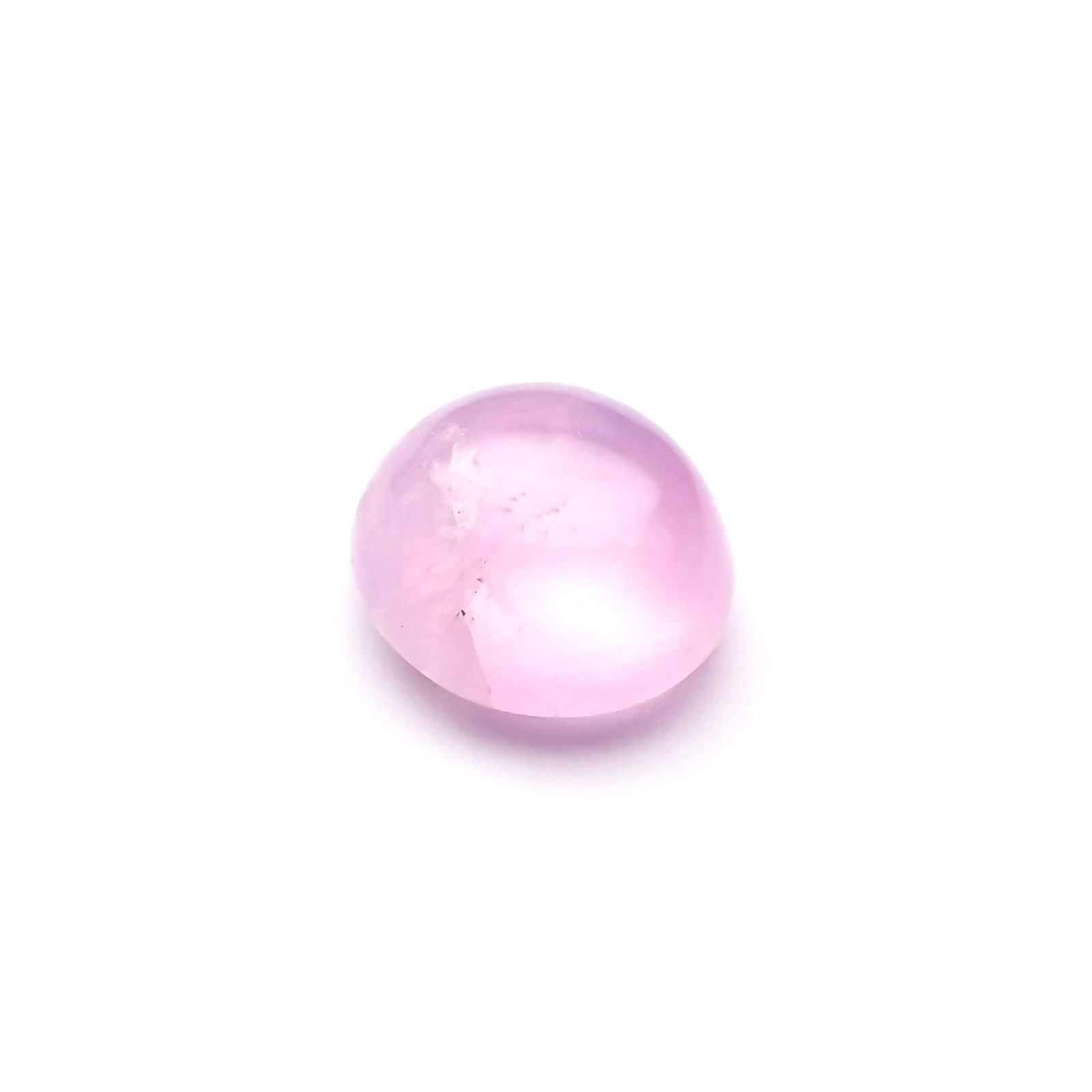 コバルトカルサイト(宝石名含コバルト・マンガン・カルサイト)コンゴ共和国産 10.938ct ソ付(彩珠)[231224421]14.2x12.9mm前後