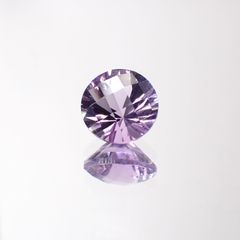 ◇チェッカーコンケーブカット◇アメジスト(宝石名アメシスト) ブラジル産 1.19ct 識別済[211013028]7.1×7.1mm前後