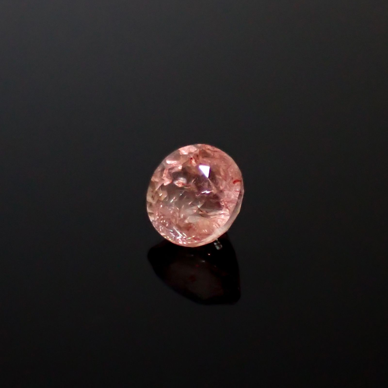 ストロベリークォーツ カザフスタン産 0.36ct [250330034]4.3x4.3mm前後