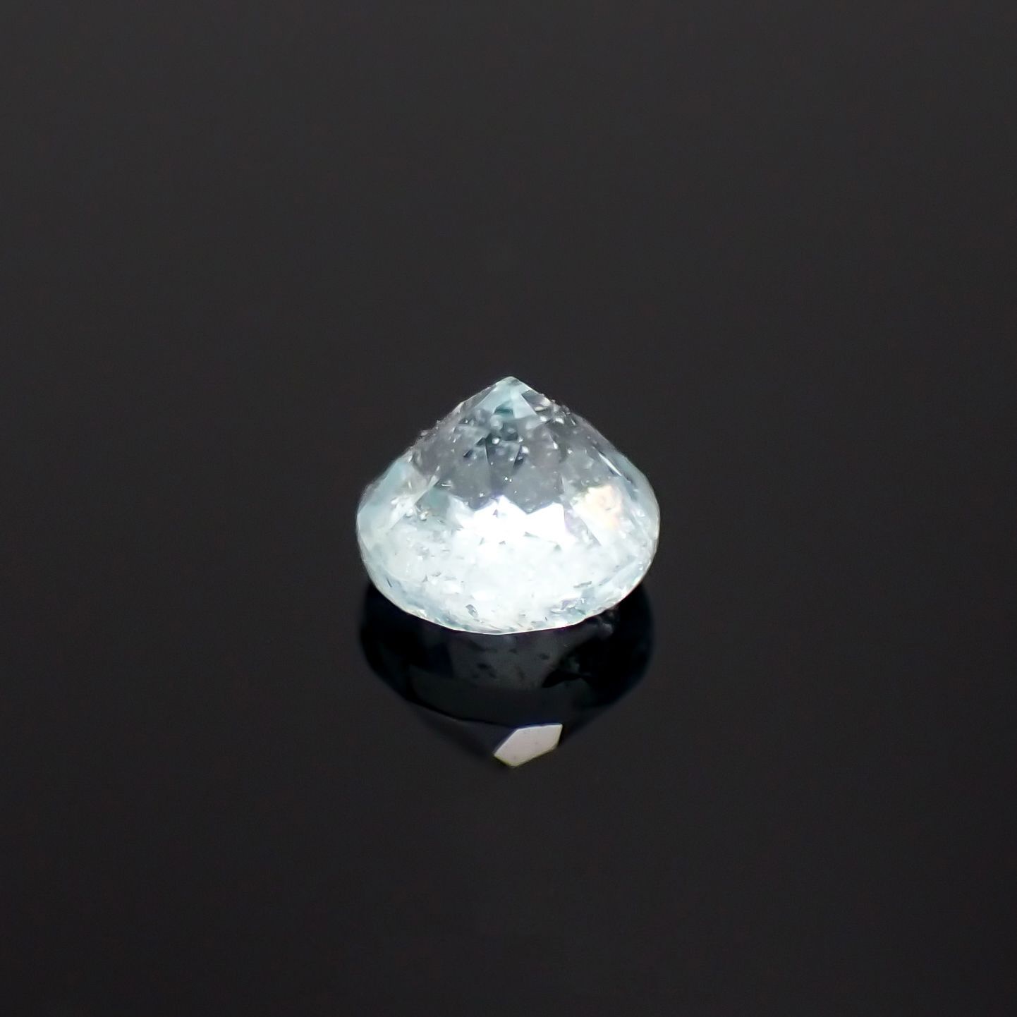 パライバトルマリン(宝石名トルマリン/別名パライバ・トルマリン)モザンビーク産 0.18ct 識別済[230220437]3.3x3.3mm前後