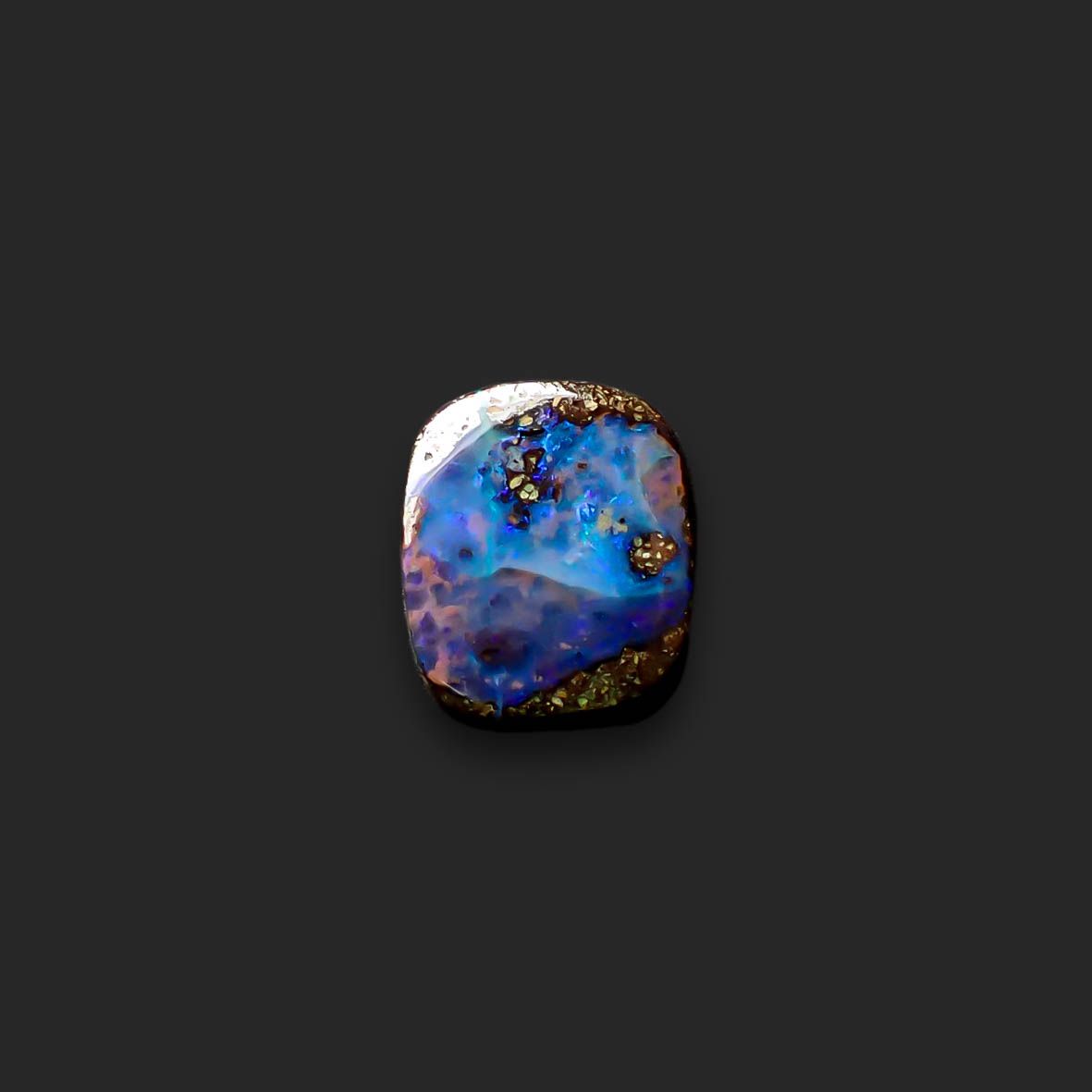 ボルダーオパール オーストラリア産 1.49ct [250330124]9.5x7.9mm前後