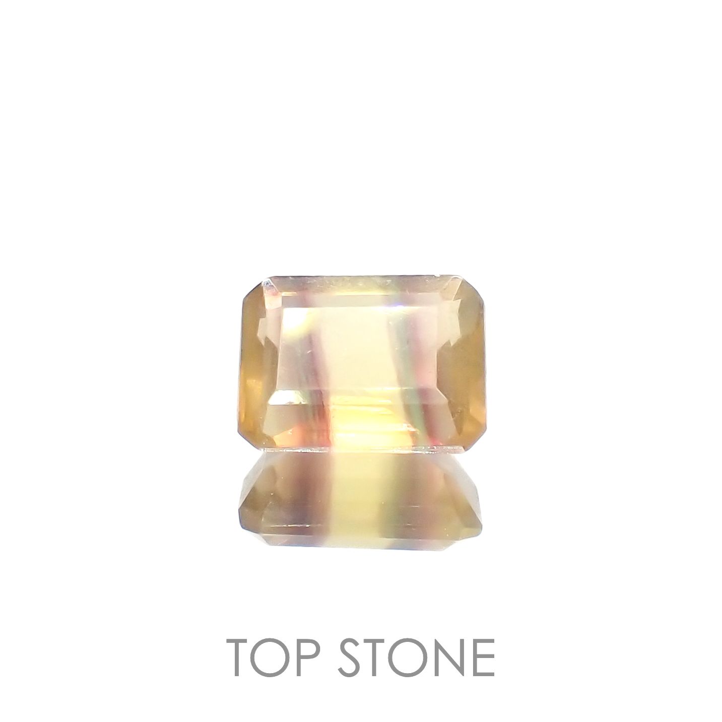 バイカラーフローライト ブラジル産 2.33ct[230119744]8.8x6.8mm前後