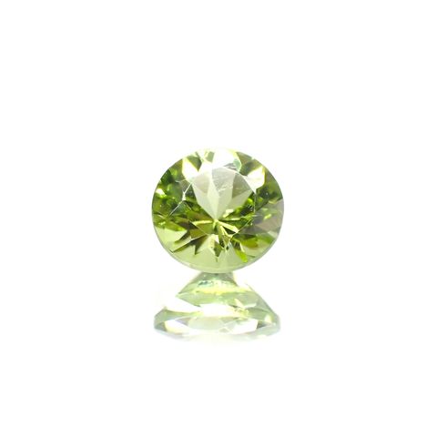 ペリドット(宝石名ペリドット) パキスタン産 識別済 1.05ct / 6.3x6.3mm前後 [210813075]