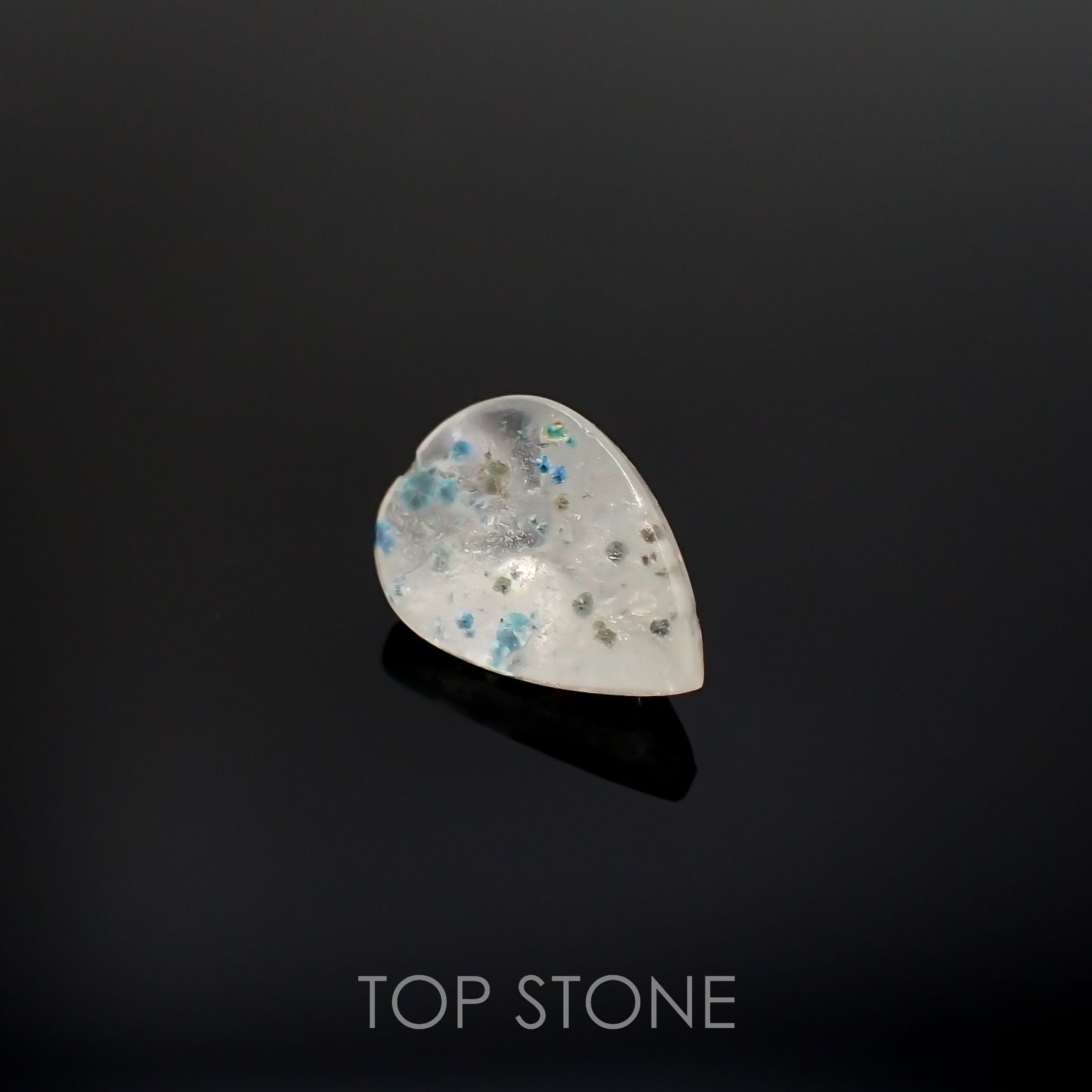 パライバクォーツ ブラジル産 1.87ct[220616614]10.8x7.4mm前後