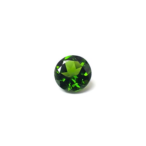 クロムダイオプサイド(宝石名クロム・ダイオプサイド)ロシア産 識別済 0.53ct / 5.2x5.2mm前後 [260432097]
