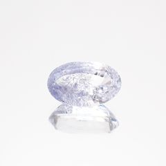 デュモルチェライトインクォーツ ブラジル産 1.48ct[231023582]9.3x5.9mm前後