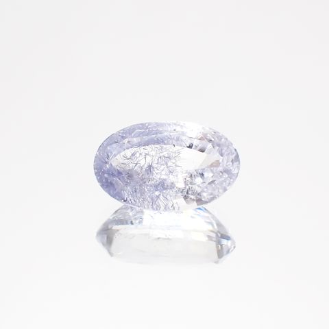 デュモルチェライトインクォーツ ブラジル産 1.48ct[231023582]9.3x5.9mm前後