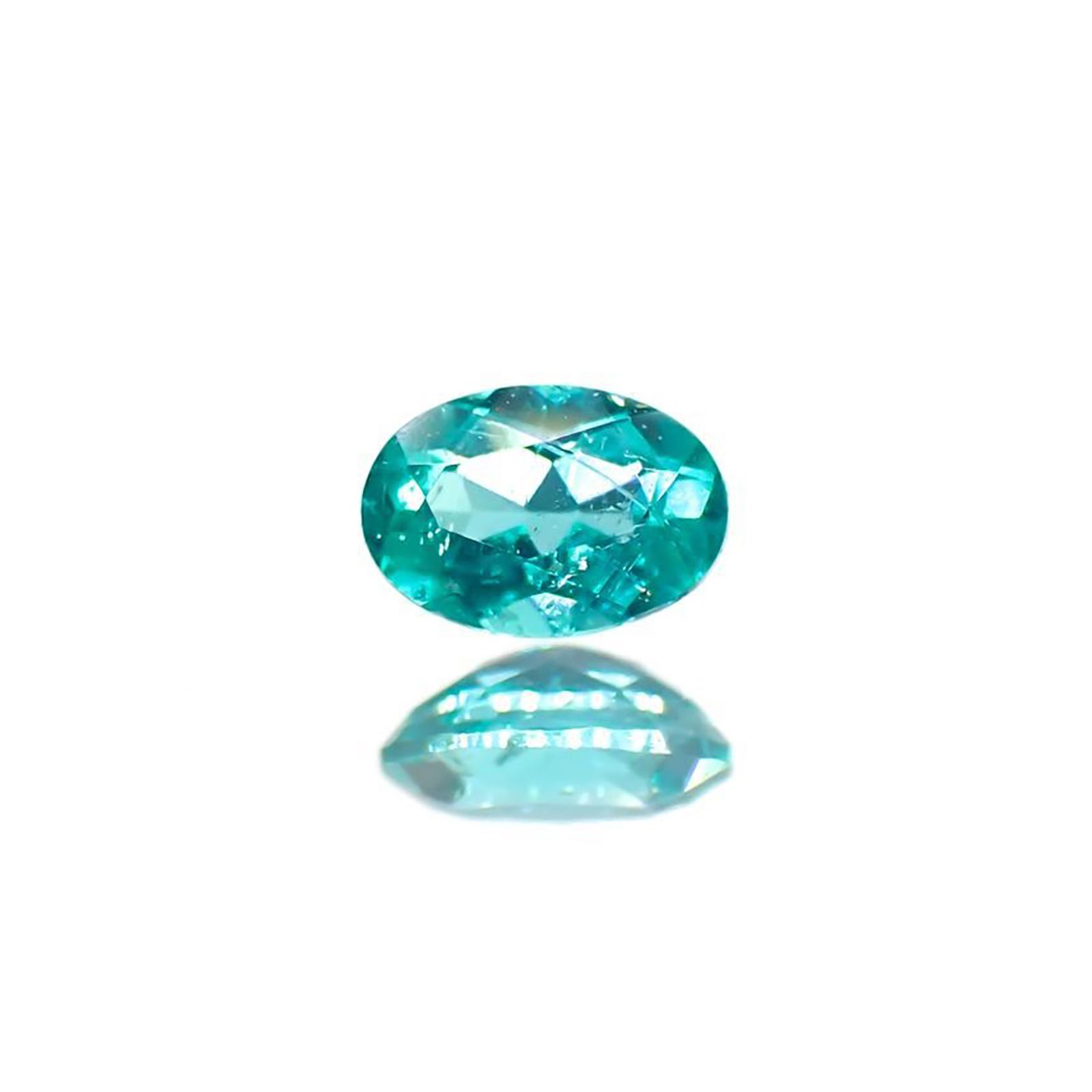 パライバトルマリン(宝石名トルマリン/別名パライバ・トルマリン)ブラジル産 識別済 0.083ct / 3.3x2.2mm前後 [221018775]