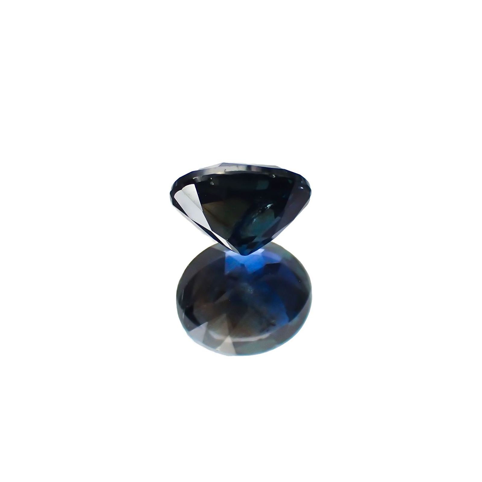 ゴールドシーンサファイア(宝石名シーン・サファイア)ケニア産 識別済 0.97ct / 6.2x5.3mm前後 [221018890]
