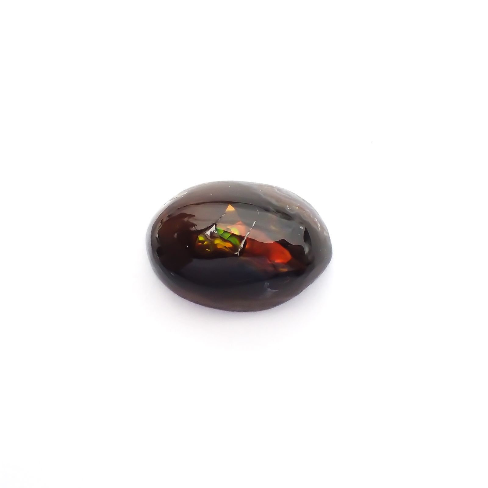 ◇フリーフォーム◇ファイヤーアゲート メキシコ産 3.84ct[220917771]12.4x8.8mm前後