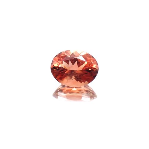 オレゴンサンストーン(宝石名ラブラドライト・サンストーン) アメリカ・オレゴン州産 1.659ct ソ付(彩珠)[210410390]8.9×6.9mm前後