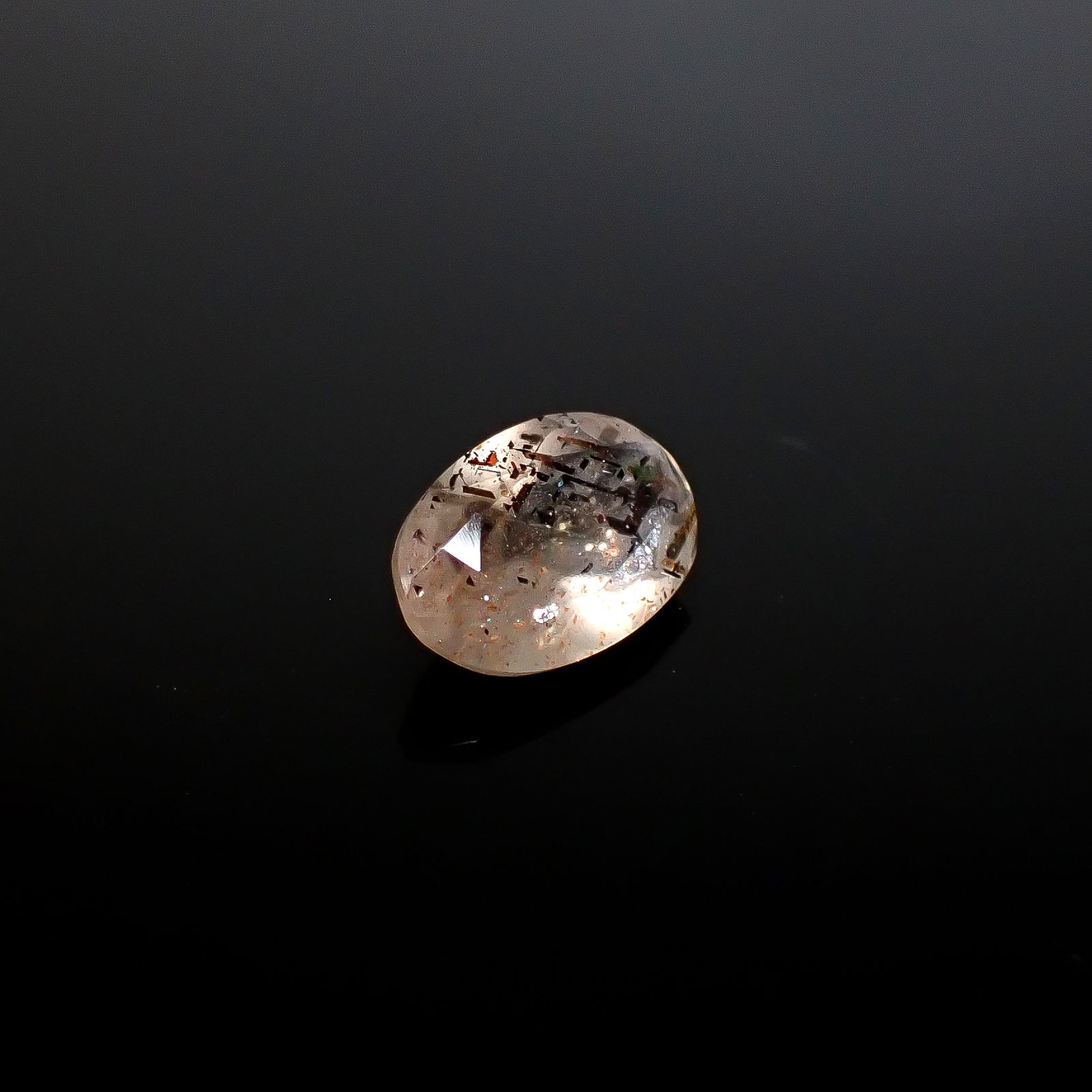 レインボーラティスサンストーン オーストラリア産 2.15ct [250730697]11.1x7.4mm前後