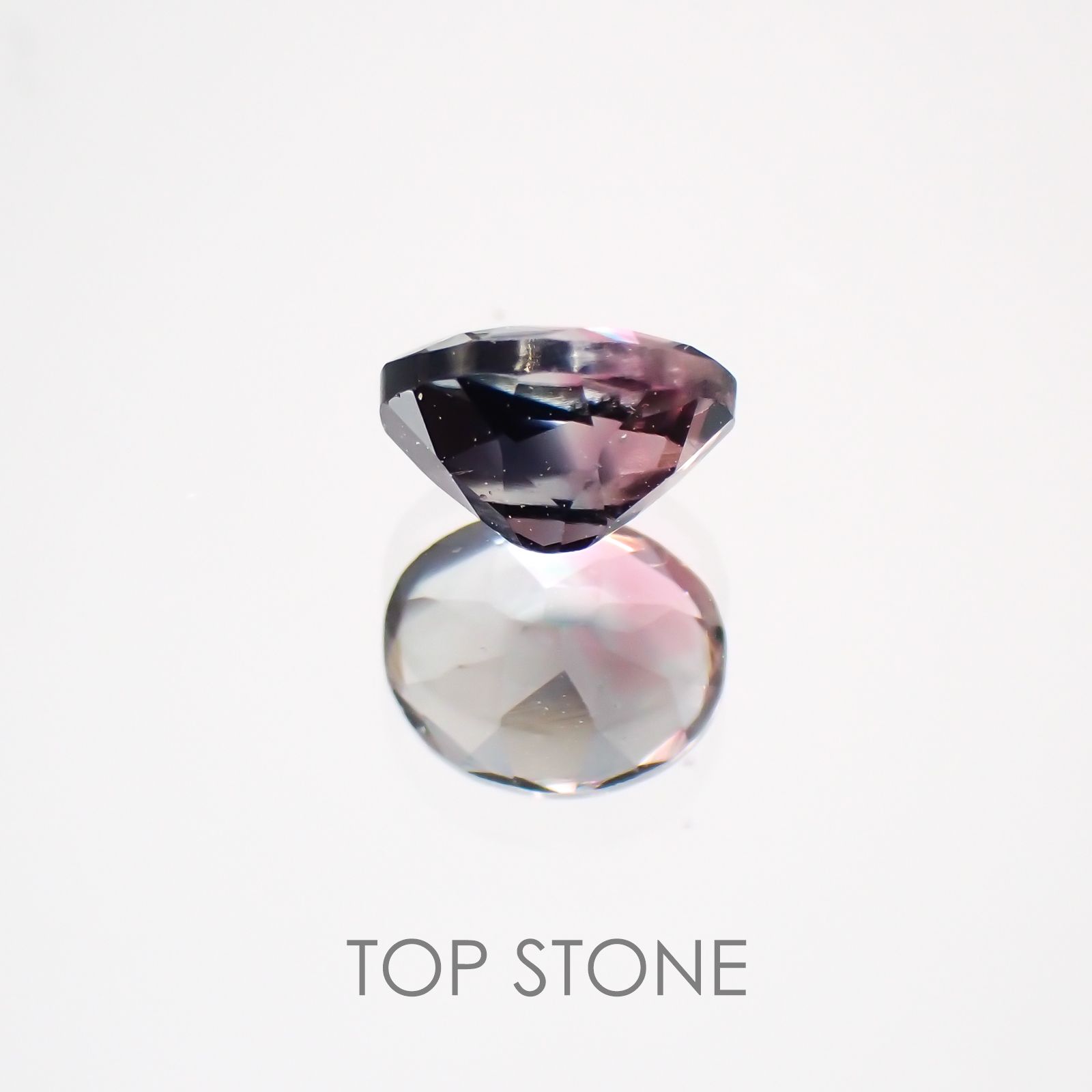 バイカラートルマリン ブラジル・アフリカ産 ルース 0.38ct[210410457]5×4mm前後