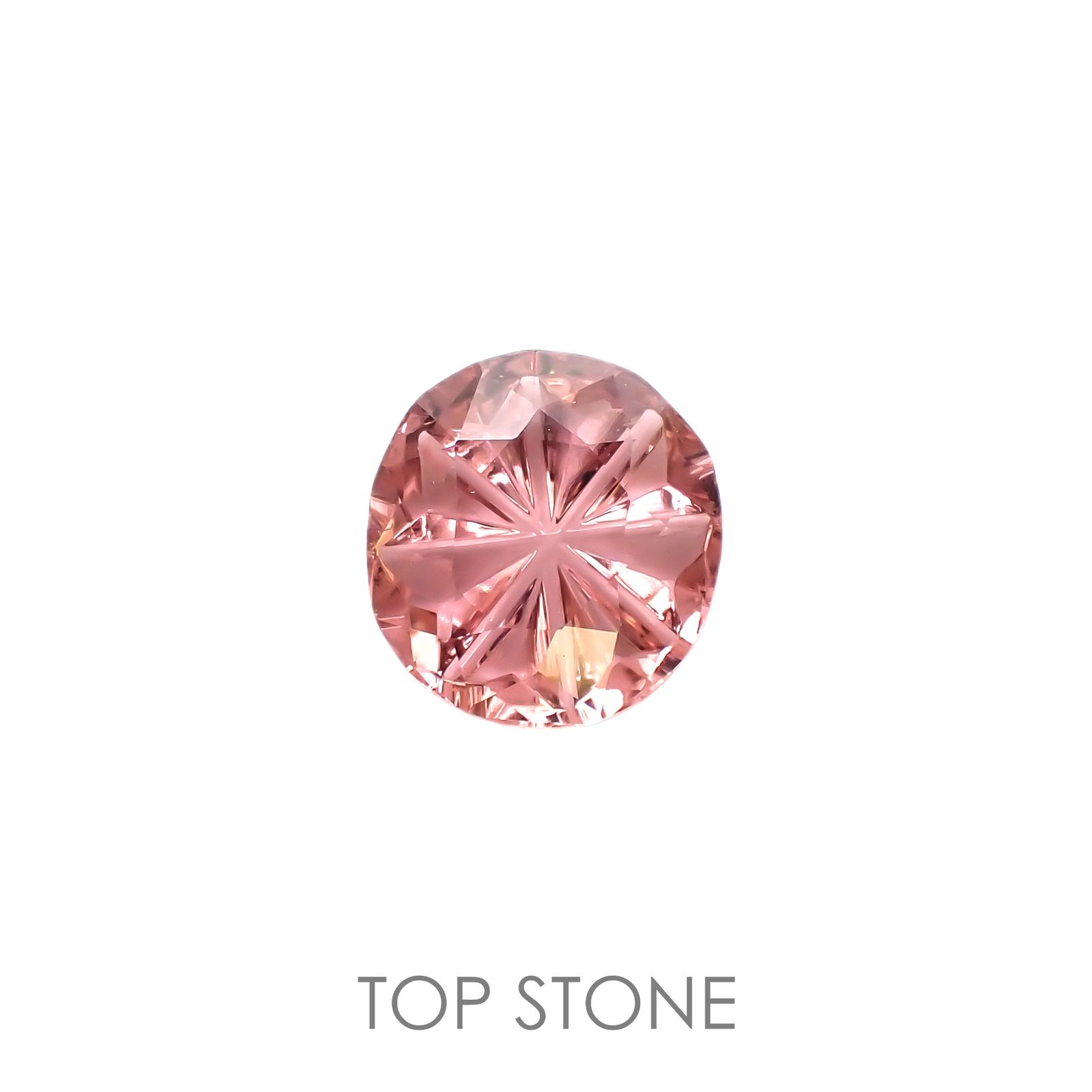 ◇甲州貴石切子Plus Three◇ピンクトルマリン(宝石名ピンク・トルマリン)カード付き ブラジル産 1.203ct ソ付(彩珠)[220113925]7.6x7.2mm前後