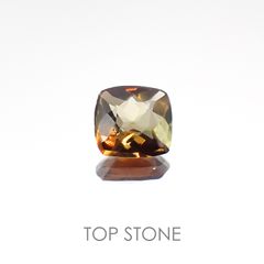 バイカラーアンダリュサイト スリランカ産 ルース 0.39ct[20117473]4.8×4.7mm前後
