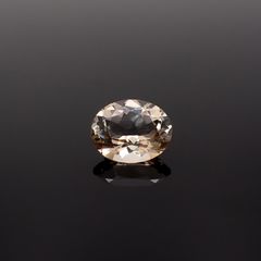 含バリウム・サニディン(宝石名サニディン)ドイツ産 2.62ct 識別済[231224978]10.6x8.6mm前後