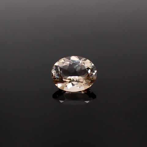 含バリウム・サニディン(宝石名サニディン)ドイツ産 2.62ct 識別済[231224978]10.6x8.6mm前後