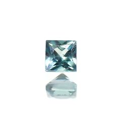 ◇プリンセスカット◇ブルーグリーンコーネルピン タンザニア産 0.074ct / 2.1x2.1mm前後 [260222853]