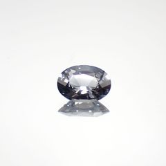 プラチナスピネル(宝石名スピネル) ビルマ産 0.746ct ソ付(彩珠)[210611374]7×5.1mm前後