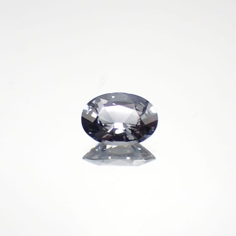 プラチナスピネル(宝石名スピネル) ビルマ産 0.746ct ソ付(彩珠)[210611374]7×5.1mm前後