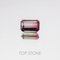 バイカラーサファイア タンザニア産 ルース 0.21ct[]3.9×2.5mm前後