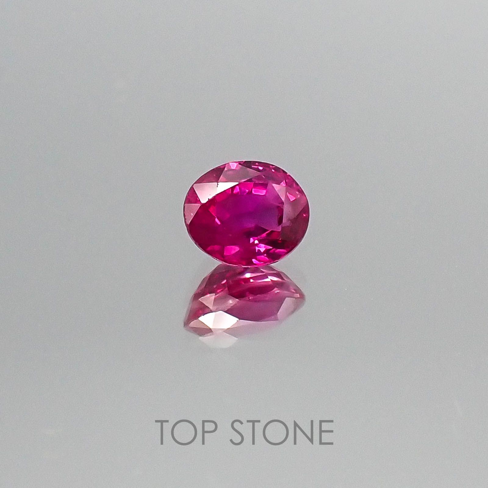 ルビー ビルマ産 ルース 0.66ct[20052361]5.4×4.4mm前後