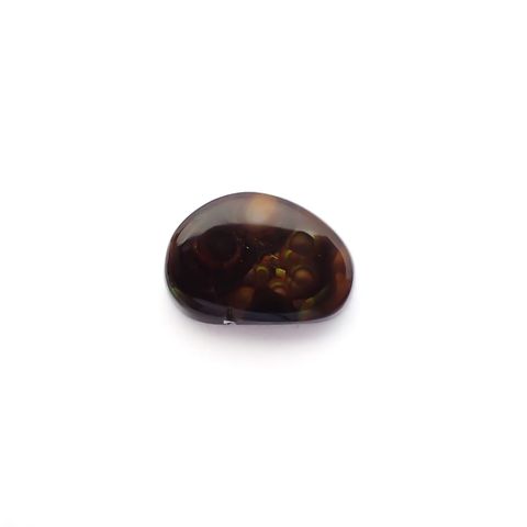 ◇フリーフォーム◇ファイヤーアゲート メキシコ産 3.41ct[220917769]12.7x8.8mm前後