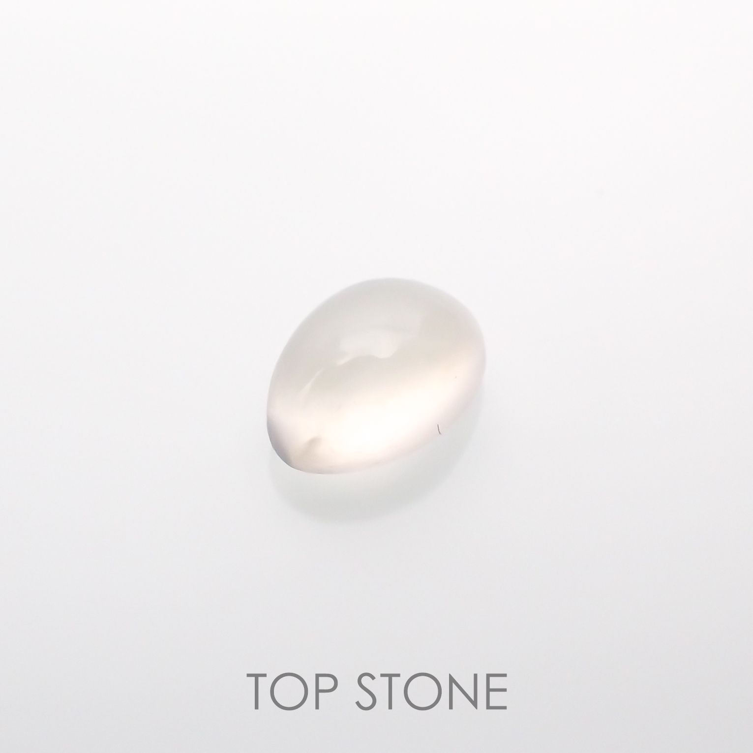 ムーンストーンキャッツアイ(宝石名ムーンストーン・キャッツアイ)インド産 0.58ct 識別済[220515789]6x3.9mm前後