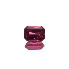 ルビー 非加熱(宝石名ルビー) マダガスカル産 識別済 0.26ct / 3.8x2.8mm前後 [210711733]