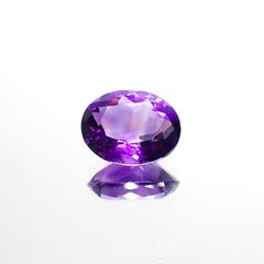 カラーシフトアメジスト(宝石名アメシスト)ブラジル/ウルグアイ産 3.58ct 識別済[220113957]11.7x9.1mm前後