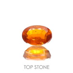 オレンジカイヤナイト(宝石名カイヤナイト) タンザニア産 0.74ct 識別済[210310583]6.1×4.1mm前後