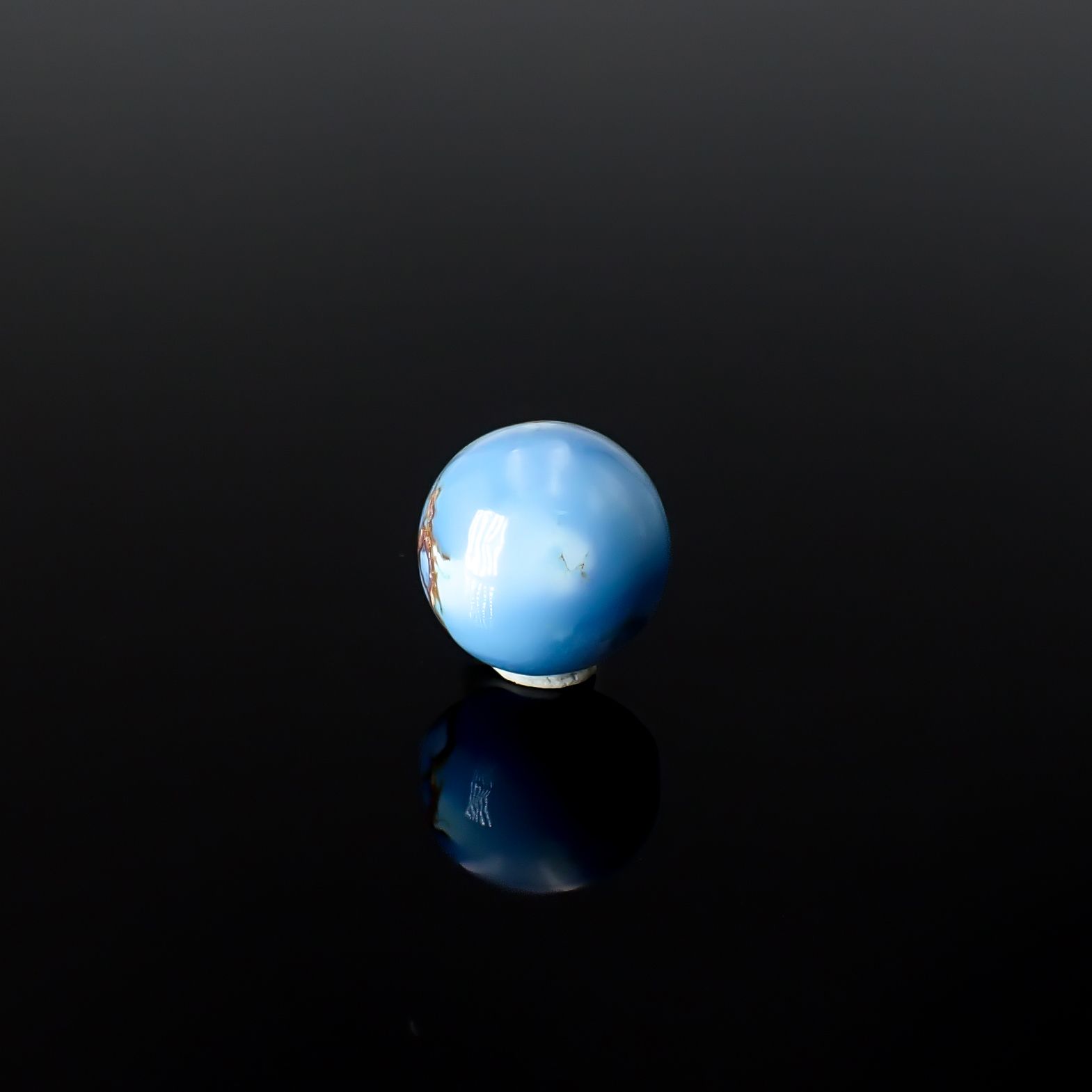 ターコイズ カザフスタン・ゴールデンヒル鉱山産 4.43ct / 10x10mm前後 [260331872]