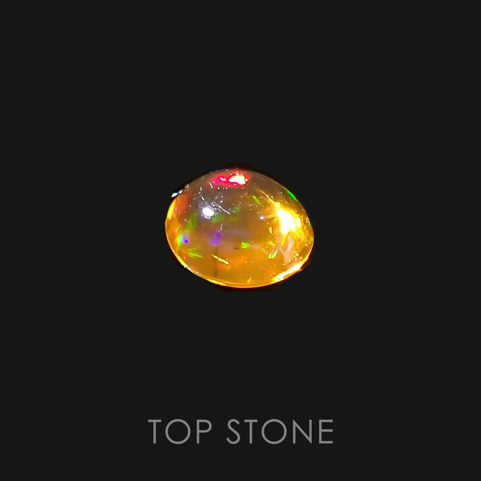 ファイヤーオパール メキシコ産 ルース 0.18ct[20095112]4.3×3.8mm前後