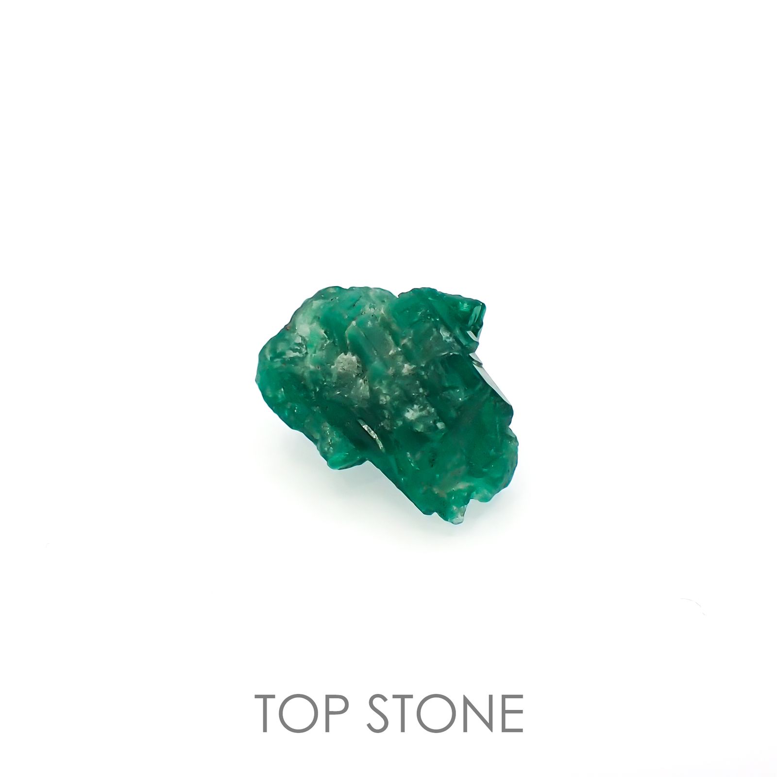 エメラルド 原石 コロンビア・ムゾー鉱山産 10.06ct[220515784]15.8x12.6mm前後