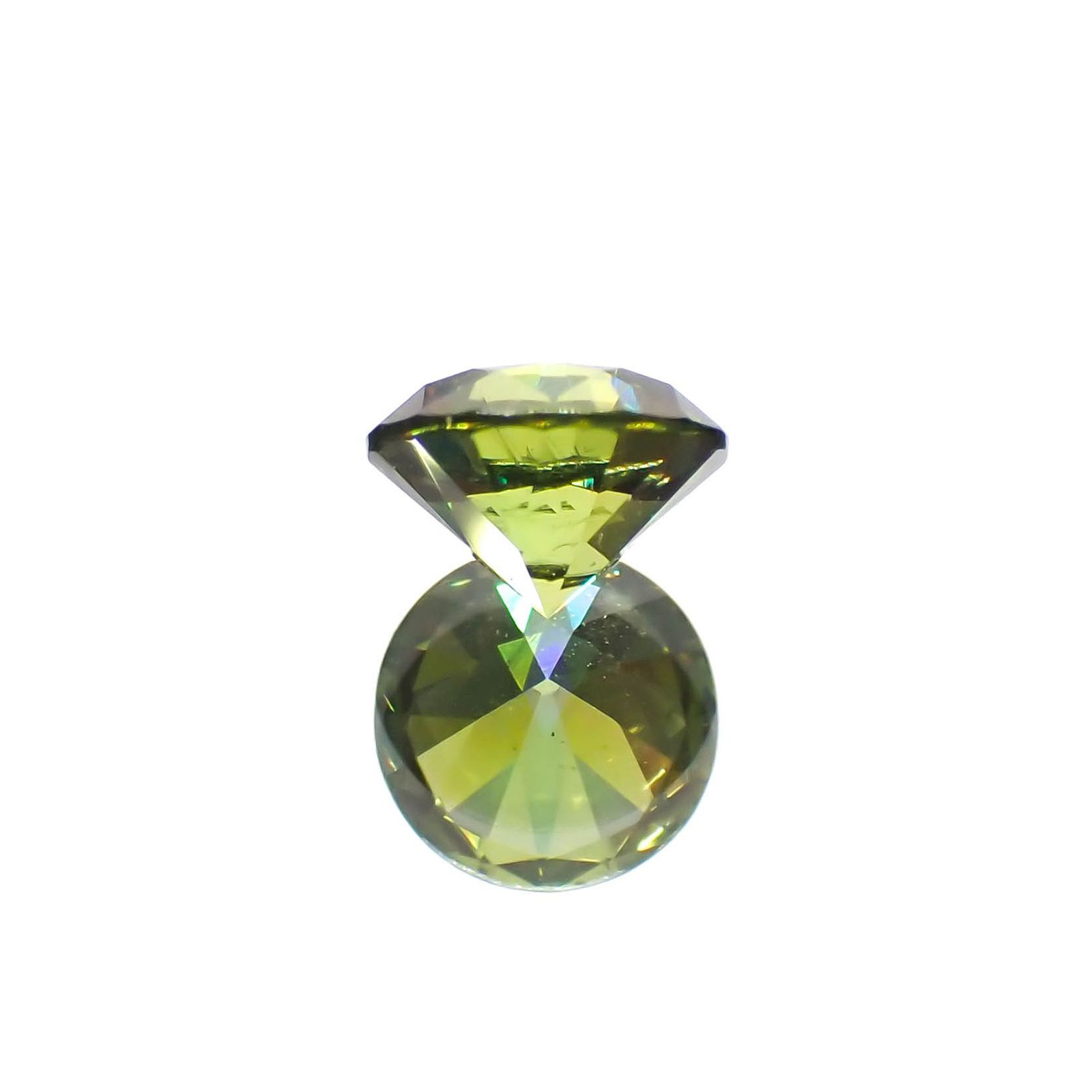 デマントイドガーネット(宝石名デマントイド・ガーネット)ロシア産 0.57ct 識別済[221119169]4.9x5mm前後