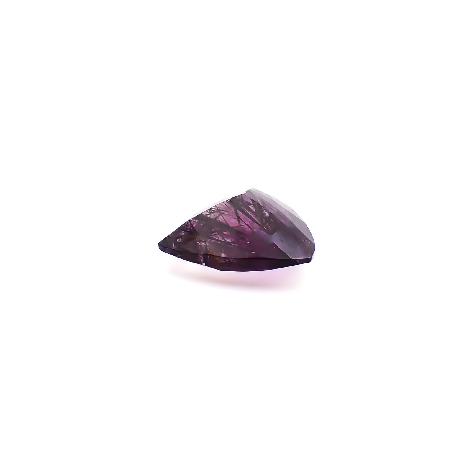 アメジストエレスチャル ブラジル産 8.97ct / 15.9x16.3mm前後 [260933027]