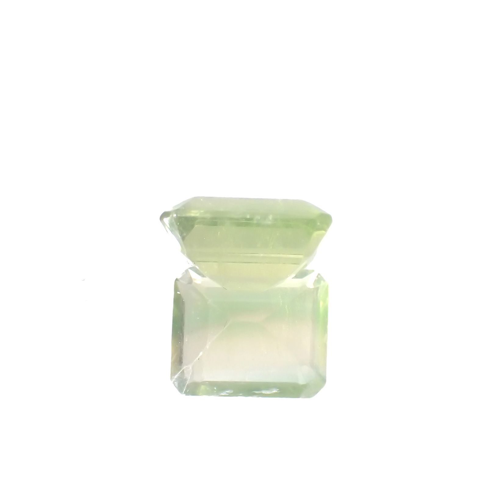 バイカラーフローライト フルオレッセンス ブラジル産 3.57ct[230722974]9.8x8mm前後