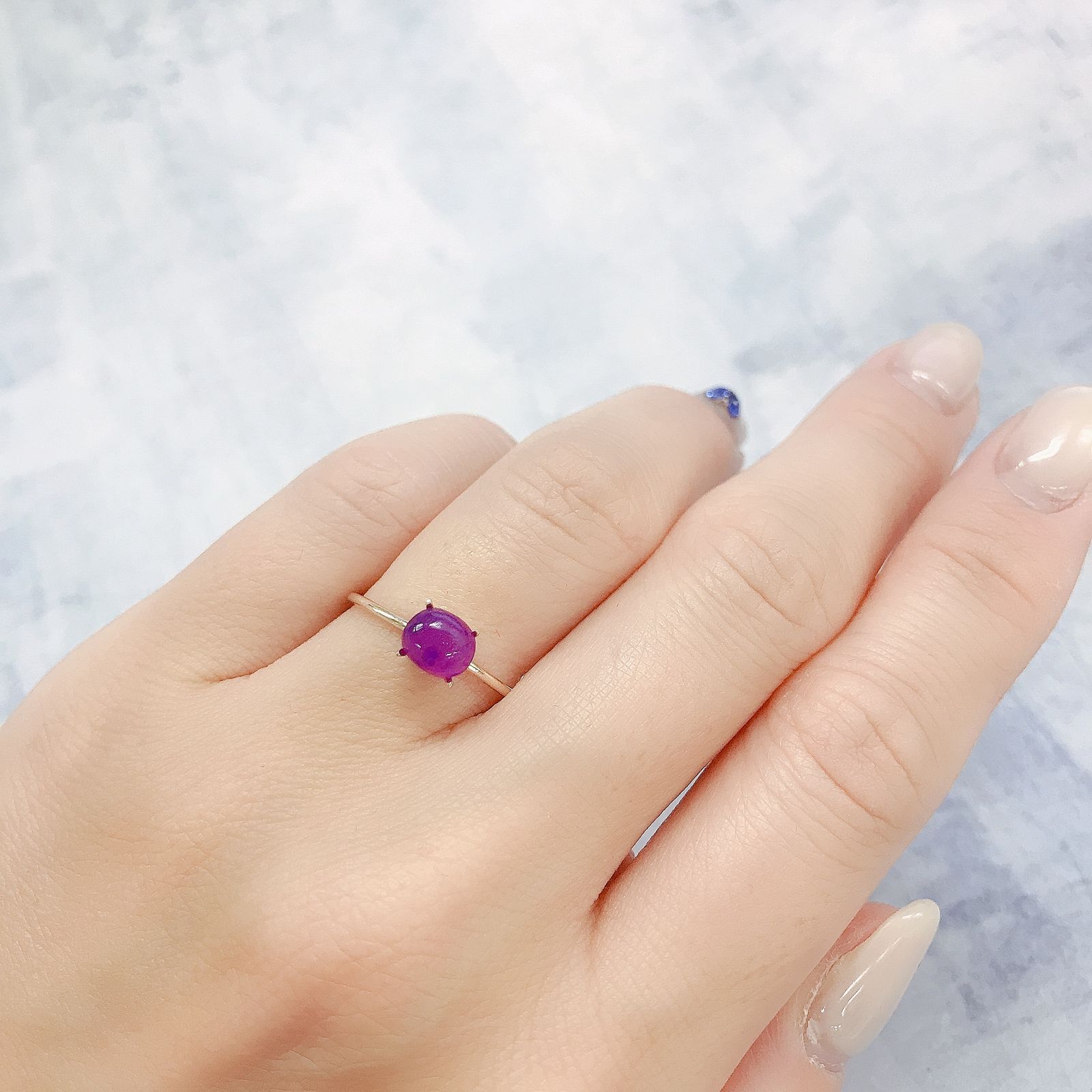 スギライト 南アフリカ産 0.75ct[220415657]6.2x5.1mm前後