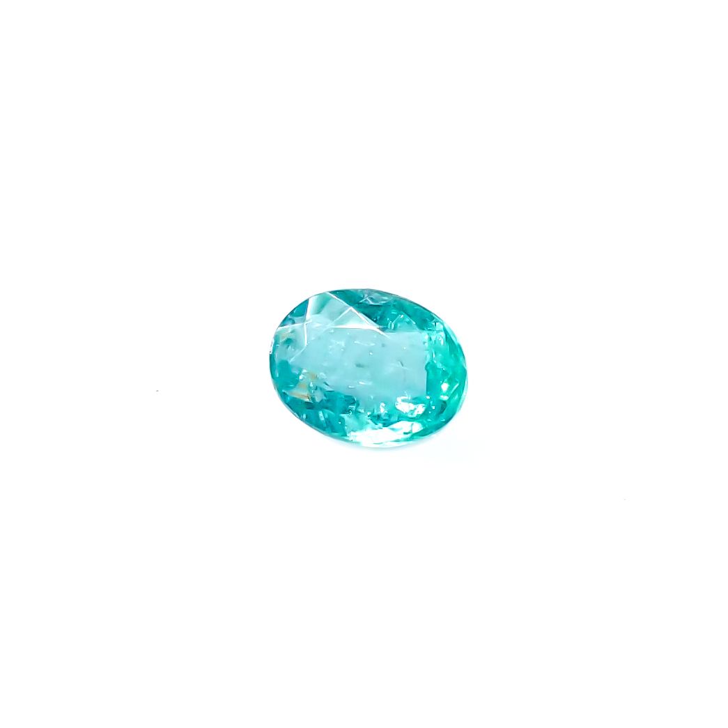 パライバトルマリン ブラジル・パライバ州バターリャ鉱山産 0.085ct[240125591]3.3x2.5mm前後