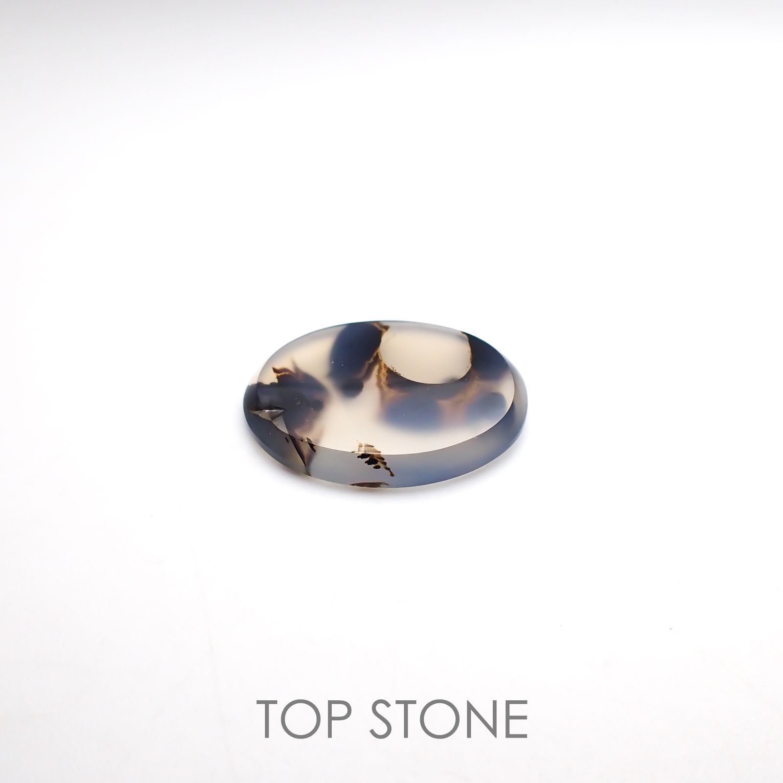 モンタナアゲート アメリカ・モンタナ州産 9.08ct[220716773]20.8x16.8mm前後