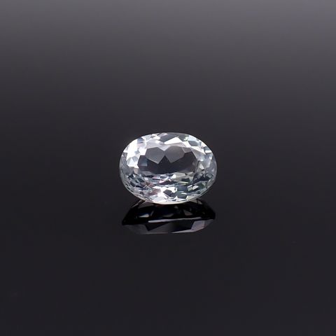 シルバーアパタイト フルオレッセンス アフリカ産 識別済 1.27ct / 7.6x6mm前後 [260632512]