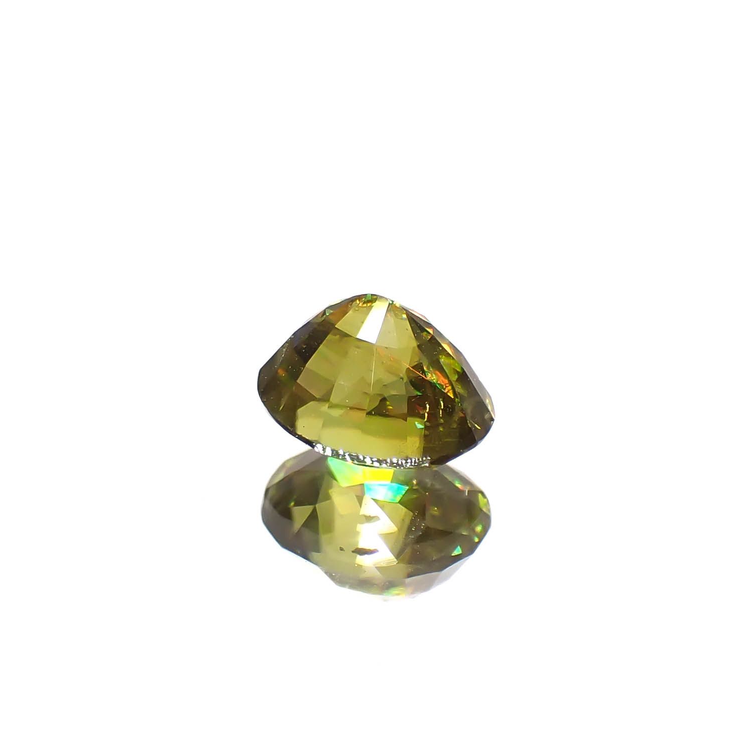 スフェーン(宝石名スフェーン)マダガスカル産 1.00ct 識別済[240627950]6.3x5.2mm前後