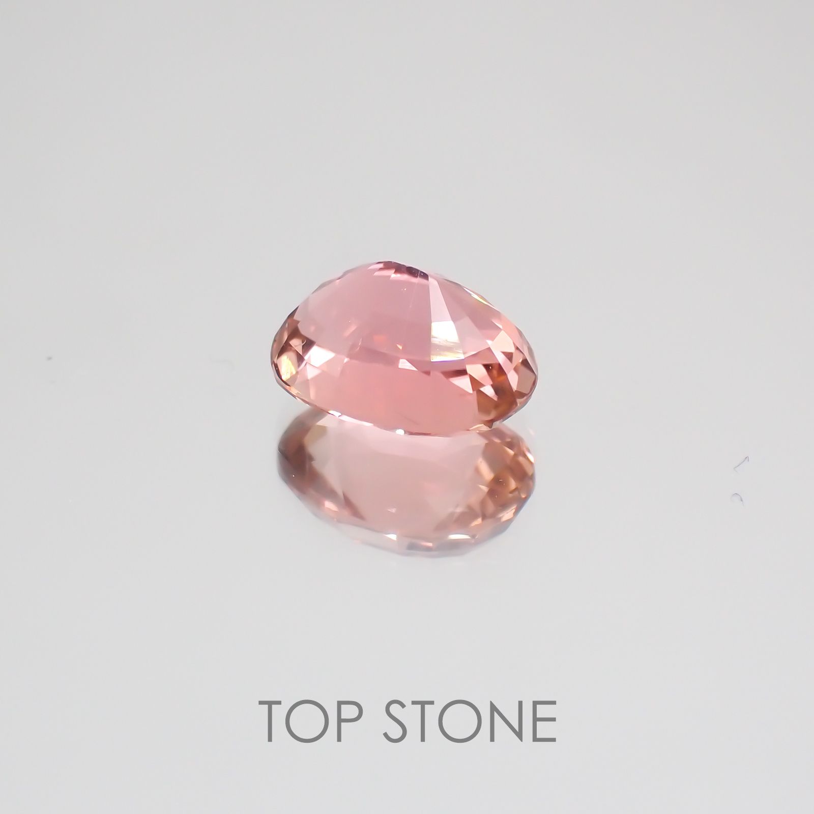 ピンクトルマリン パパラチャカラー ルワンダ産 ルース 1.89ct[21029978]8.5×6.6mm前後