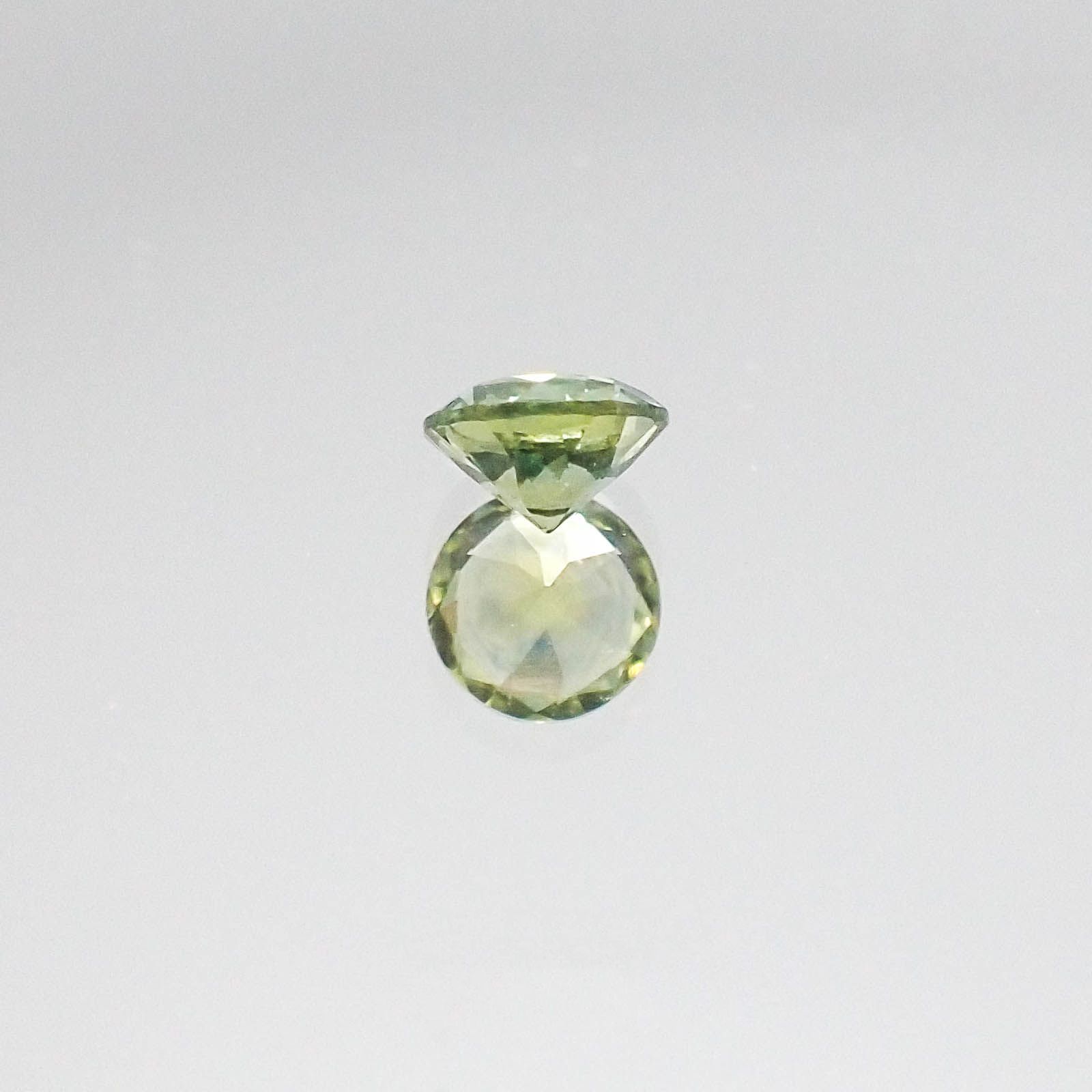 モンタナサファイア アメリカ産 ルース 0.45ct[20073885]4.6×4.6mm前後