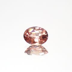 パパラチャサファイア 非加熱(宝石名サファイア/別名パパラチャ・サファイア)スリランカ産 0.22ct GIA鑑付[230521938]4.15x3.2mm前後