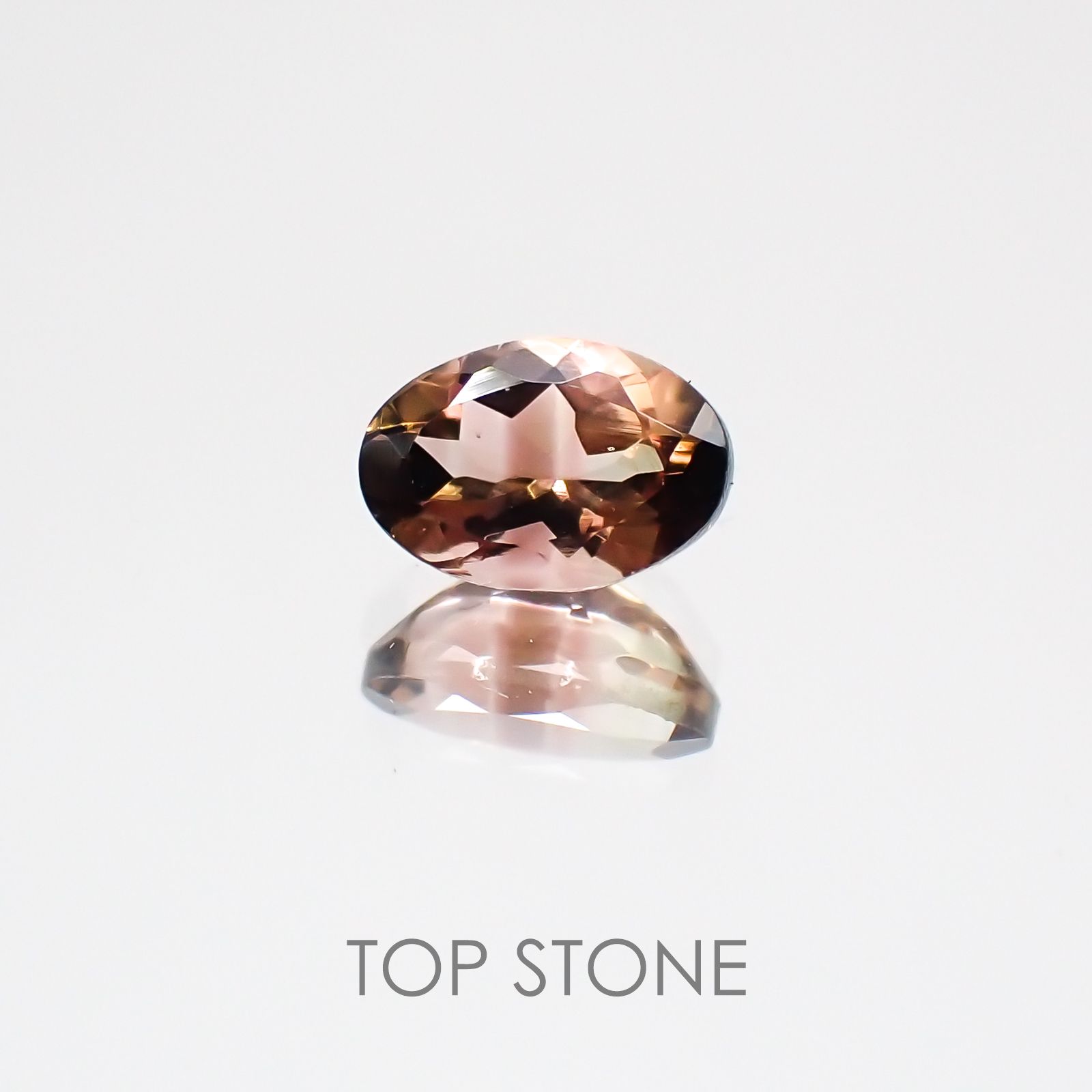 バイカラートルマリン ブラジル産 ルース 0.56ct[21019008]5.9×4mm前後