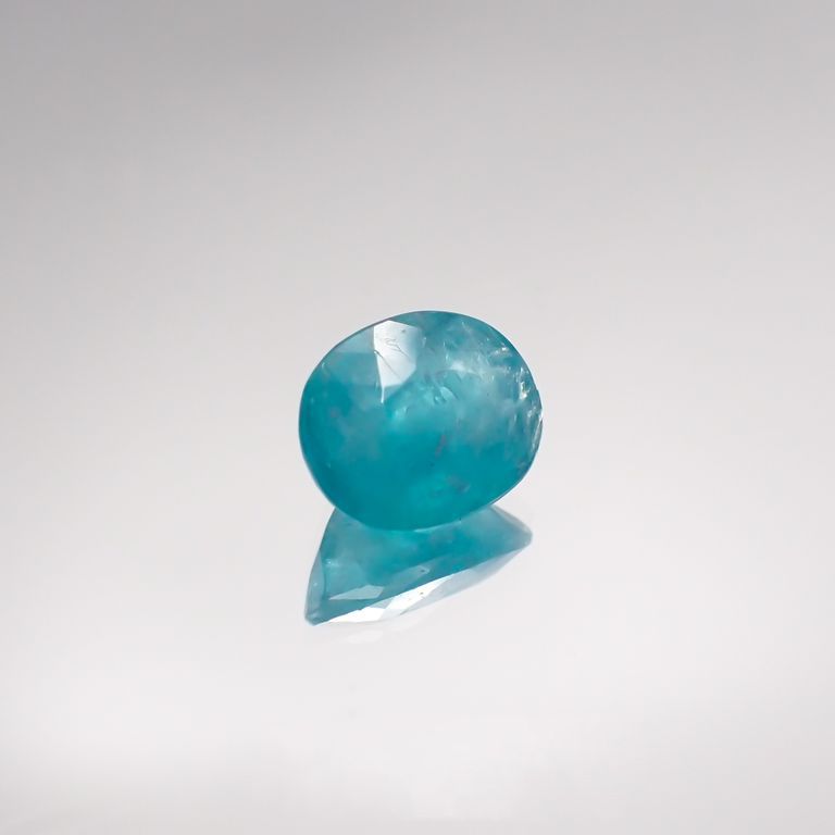 パライバトルマリン ブラジル・バターリャ鉱山産 ルース 1.141ct[210711762]7.3×6mm前後