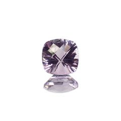 ◇チェッカーコンケーブカット◇アメジスト(宝石名アメシスト) ブラジル産 1.33ct 識別済[211013037]7.1×7.1mm前後