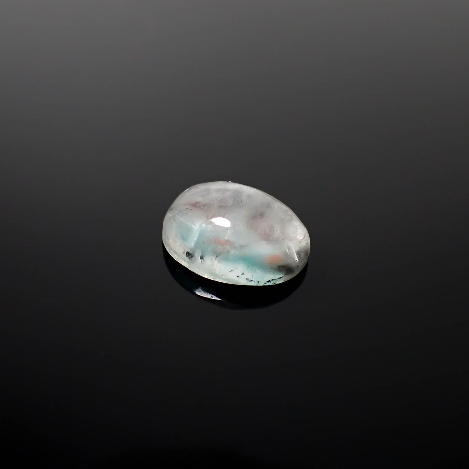 アホイトインクォーツ 南アフリカ・メッシーナ鉱山産 4.27ct [241029313]12.2x9.8mm前後