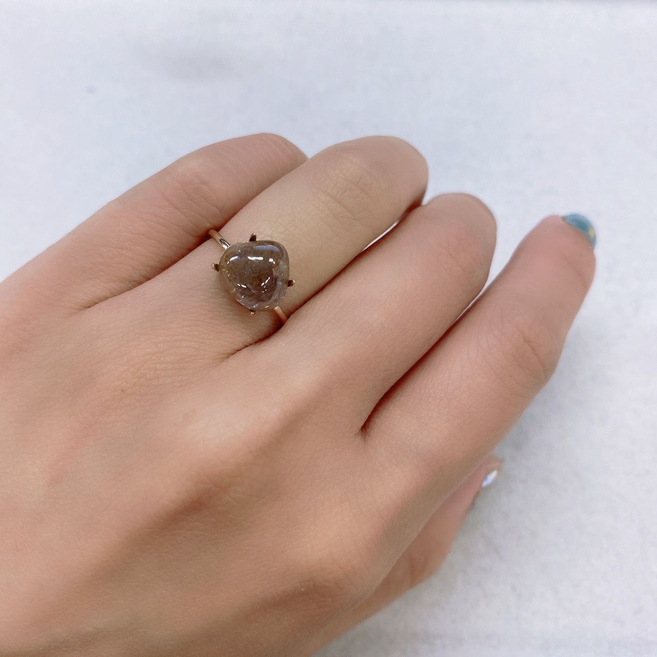 ターフェアイト(宝石名ターフェアイト) スリランカ産 3.916ct ソ付(彩珠)[210812292]9.2×9.6mm前後